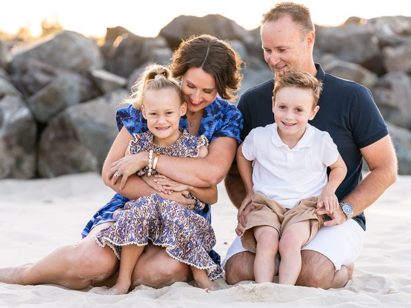 Jacqueline, Wesley and their 2 children
